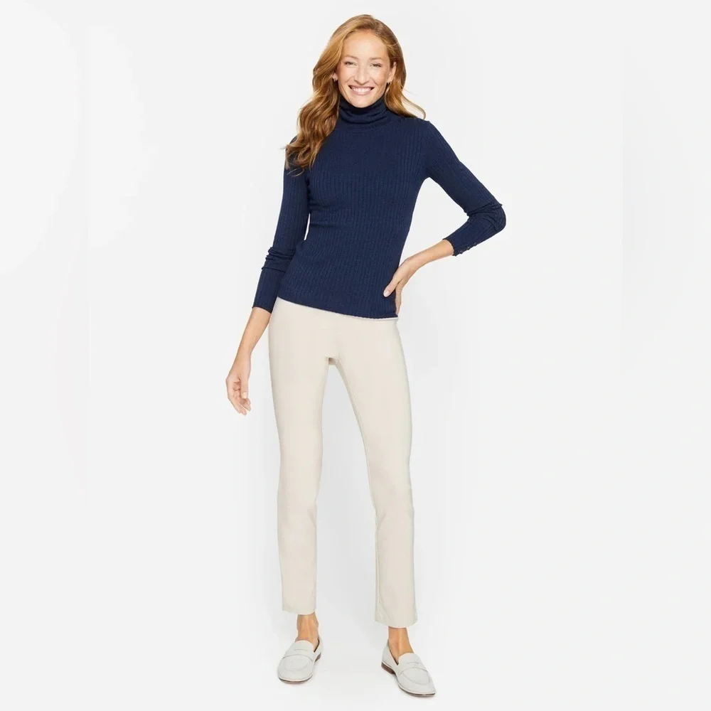 J. McLaughlin Masie leopard print pull on stretch pants